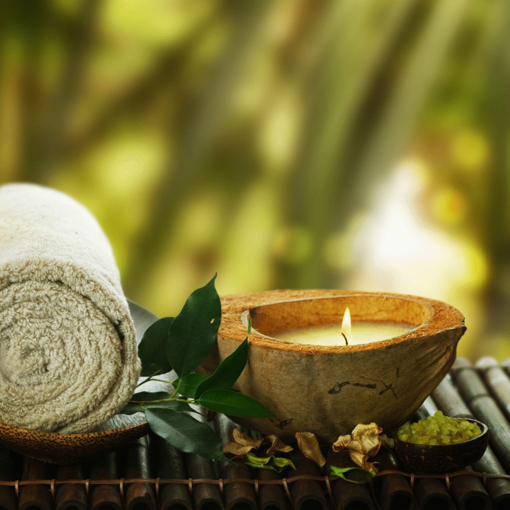 Aromatherapy session at a full service spa in Goa